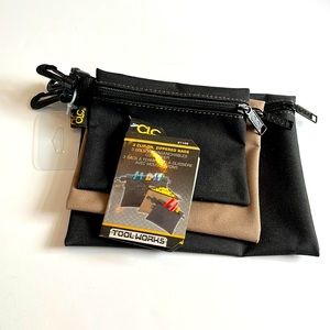 CLC Tool Works 3 Clip-On, Zippered Bags